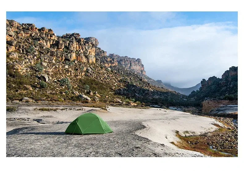 2 Person Backpacking Tent 210T Ultralight Travel Tent Waterproof Hiking Survival Outdoor Camping Tent