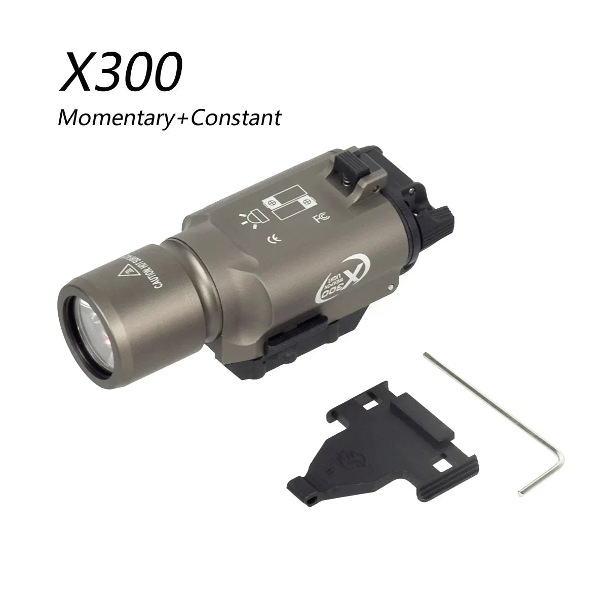 Tactical SureFire X300 Ultra X300V X300V-IR X300UH-B XH15 XH35 Pistol Gun LED Light Fit 20mm Rail Airsoft Hunting Flashlight