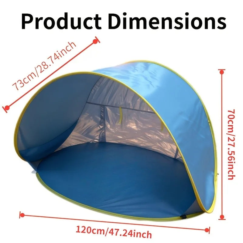 Beach Tent Portable Quick Setup Suitable for Hiking Hiking Shelter, Pop-up, Lightweight, Outdoor Canopy, Family Outing