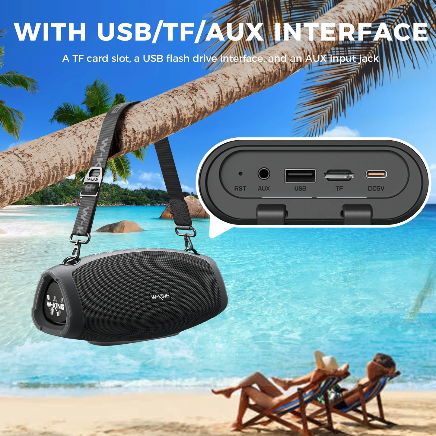 X10MIC Portable Loud Bluetooth Speakers (120W PEAK)70W with Wireless Microphone,  Waterproof Outdoor Wireless Bluetooth