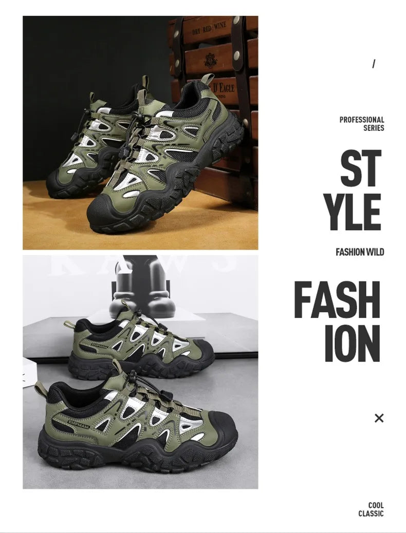 Hiking Shoes Women Anti-slip Low-top Outdoor Sports Shoes Women Lace-up Comfortable Soft Breathable Casual Sneakers Women Shoes