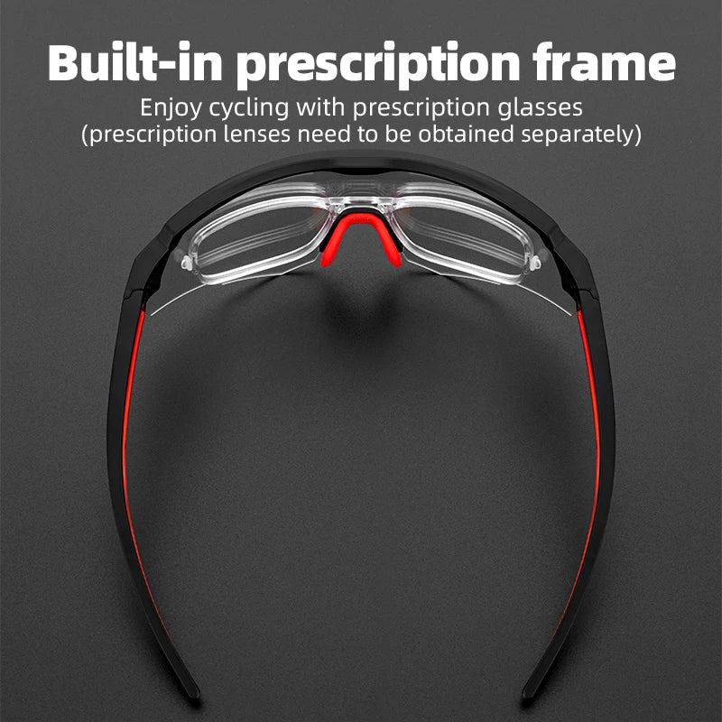 Cycling Glasses Photochromic Polarized Lens Bike Glasses UV400 Protection Eyewear Sunglasses MTB Road Bicycle Goggles