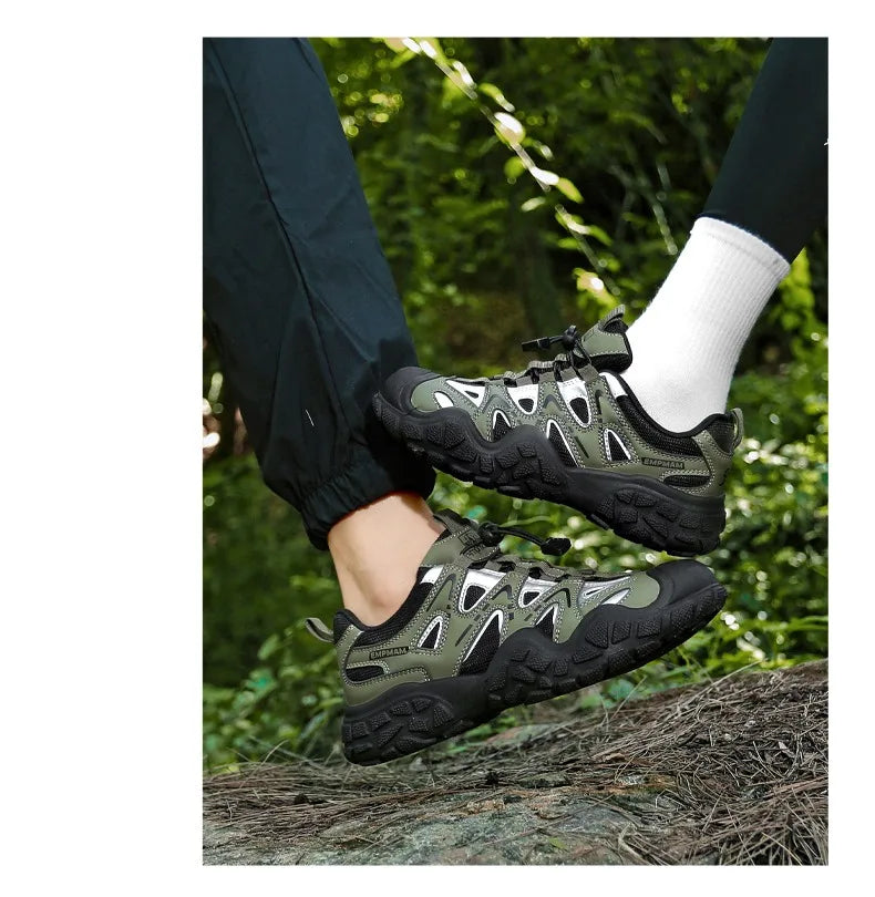Hiking Shoes Women Anti-slip Low-top Outdoor Sports Shoes Women Lace-up Comfortable Soft Breathable Casual Sneakers Women Shoes