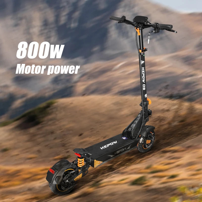 D3 Electric Scooter 52V 20.8Ah Battery 1200W Peak Motor Up to 31MPH High Speed 10 Inch Off‑Road Pneumatic Tires Foldable Design for Adults Portable Commuting E‑Scooter with Smart App Control Dual Suspension Long Range Urb