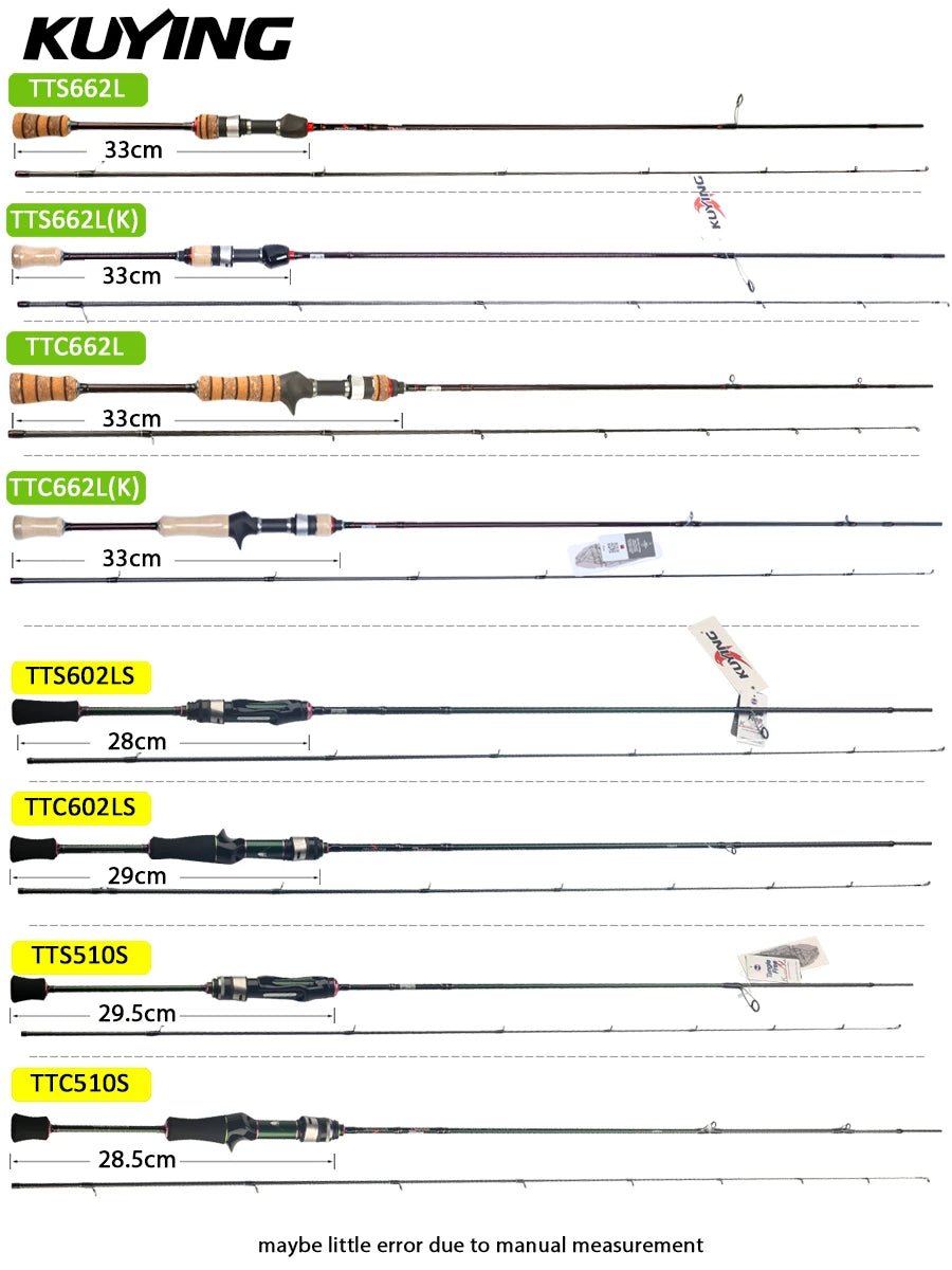 Spinning Casting Rod For Fishing Lure Rods BFS Pole Carbon 0.8-8g 1-8lb FUJI Parts Baitcaster