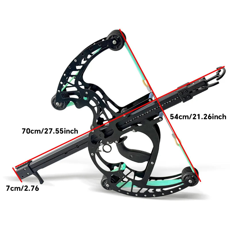 Upgraded third-generation  all-metal composite bow, with a 50-shot capacity, suitable for practice and hunting