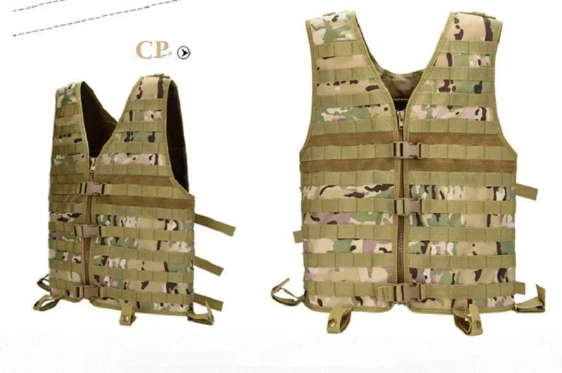 Tactical Molle Vest Military Army Swat Utility Airsoft Vests Outdoor Sports Waistcoat CS Fishing Hunting Security Gear