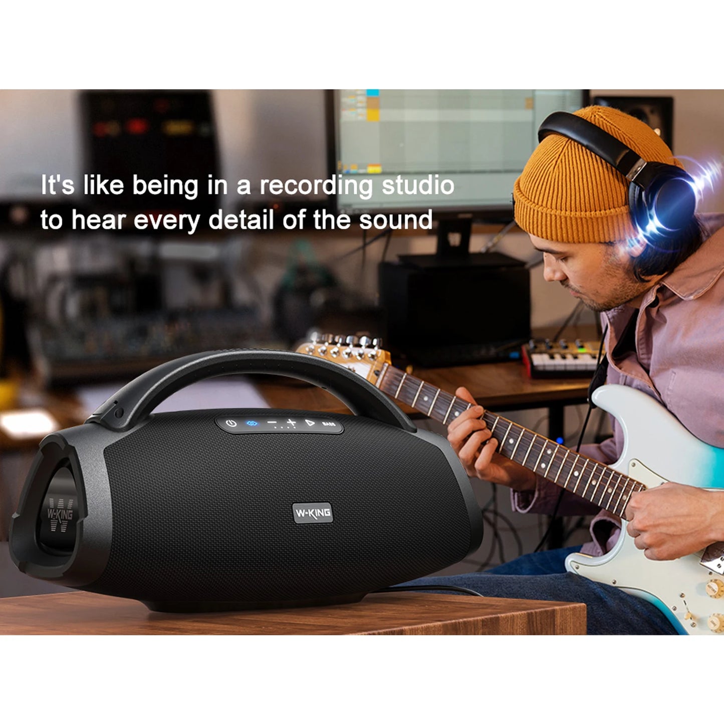 X20 200W RMS Portable Bluetooth Speakers, Massive Bass Party Boombox IPX7 Waterproof Speaker Large, Loud Outdoor Speaker