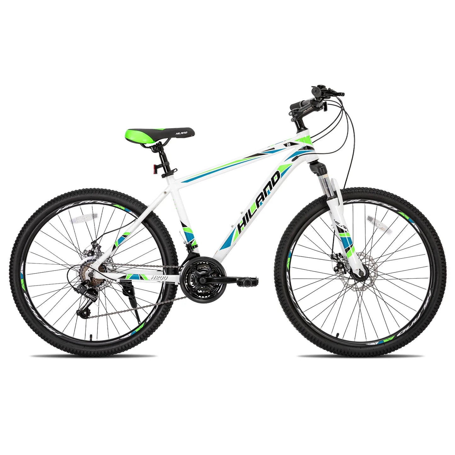 Mountain Bike, Multi-Spokes,Shimano 21 Speeds Drivetrain,Aluminum Frame 26 inch Wheels, Men's MTB Bicycle