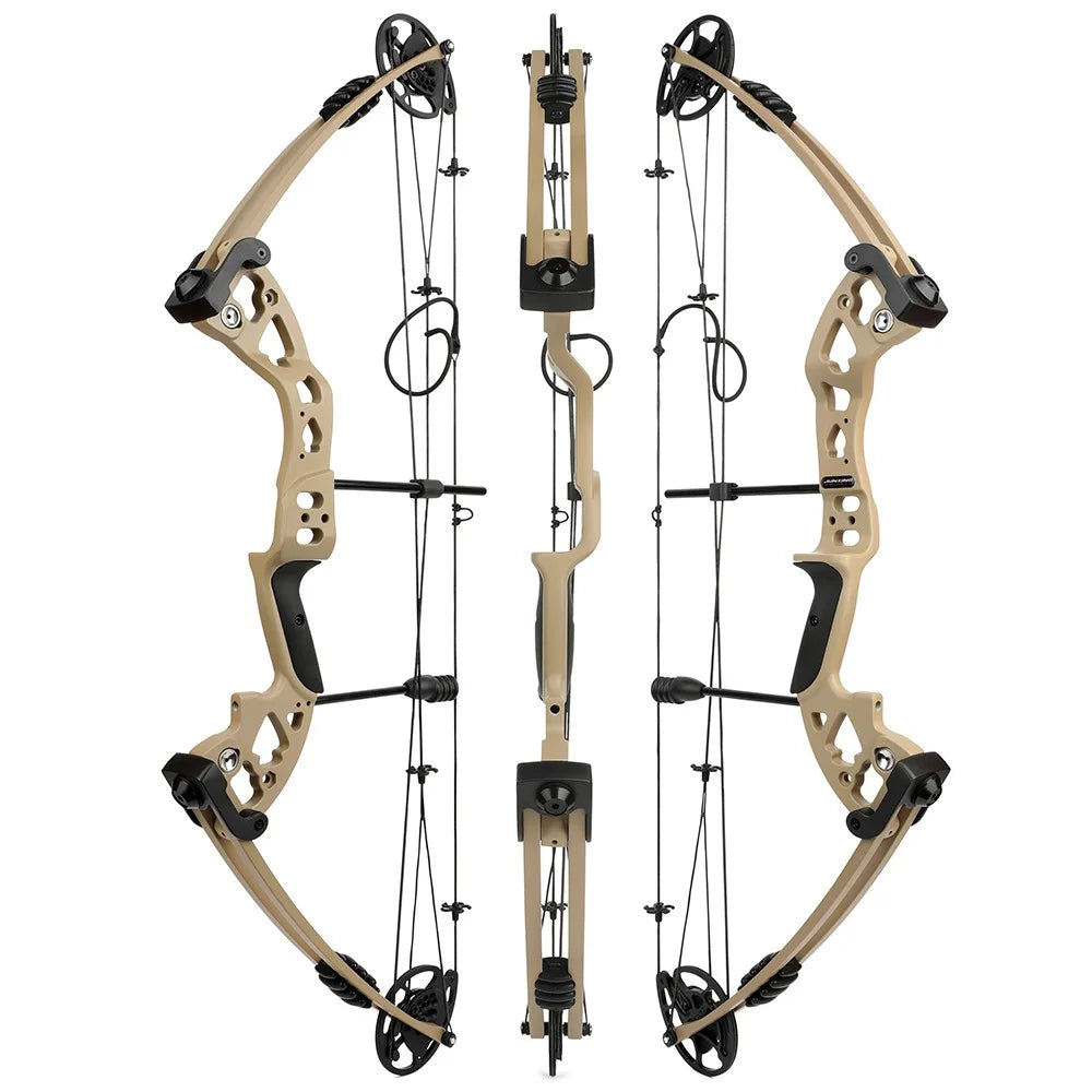 30-55lbs Compound Bow Arrow Set High Strength Alloys Let-off 70% Bow 310FPS Arrow Speed for Right/Left Hand Shooting Hunting Bow