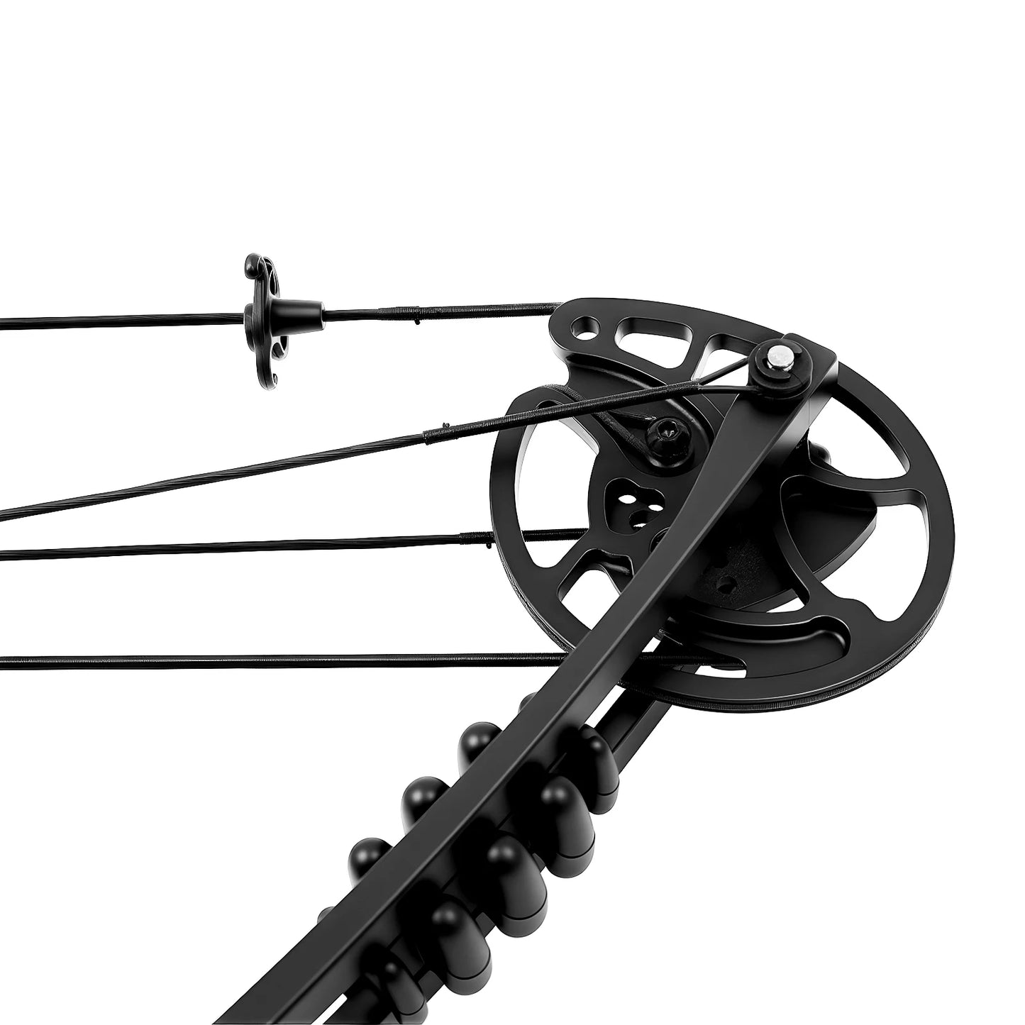 Compound Bow Arrow Set 30-55lb Adjustable Draw Length 24-29.5" for Adults Right Hand,3-Pin Sight Archery Hunting Bow w/12 Arrows