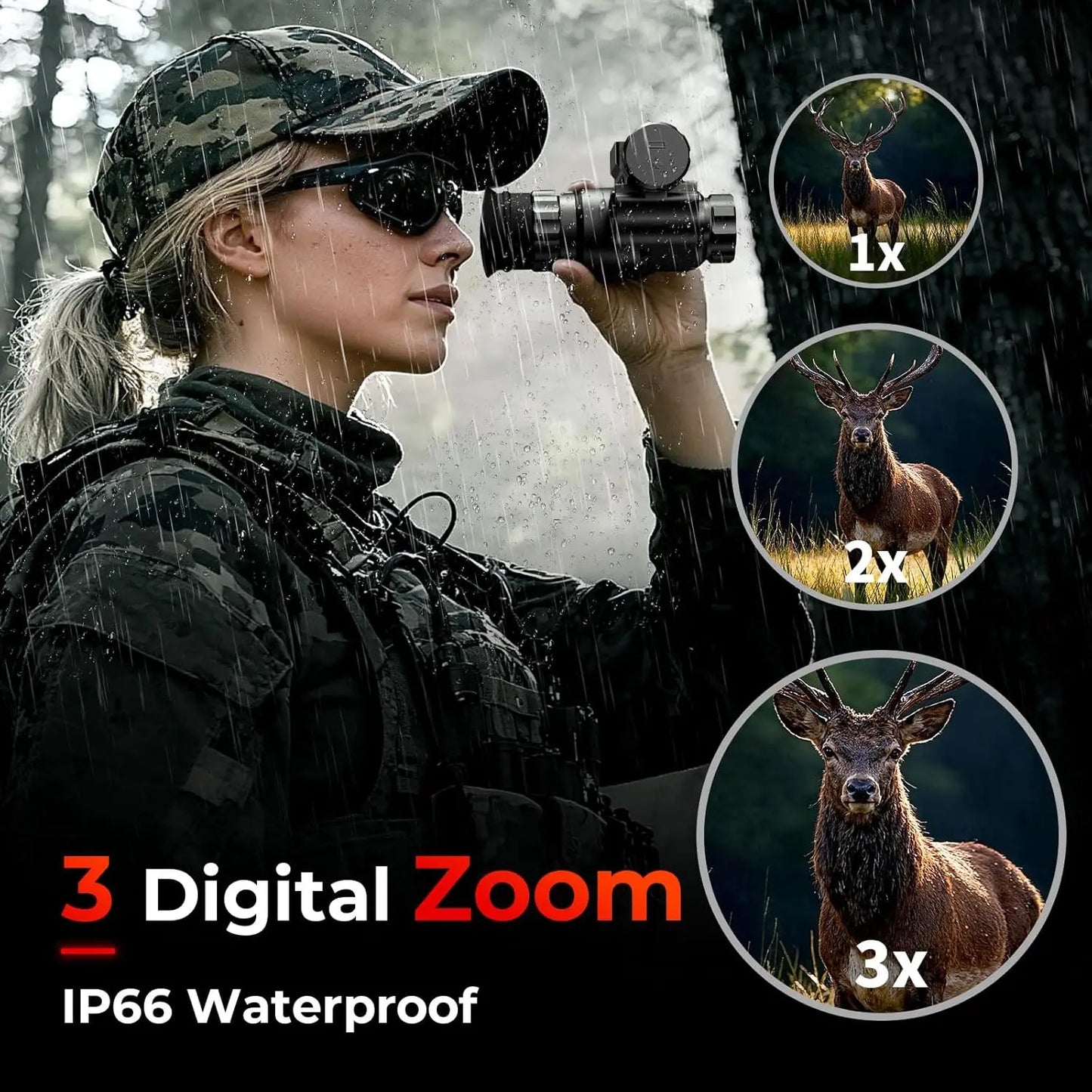 Night Vision Goggles- NVG10 Night Vision Scopes with Photo and Video Shooting, NVG Digital Vision Distance 200M for Outdoors, Camping