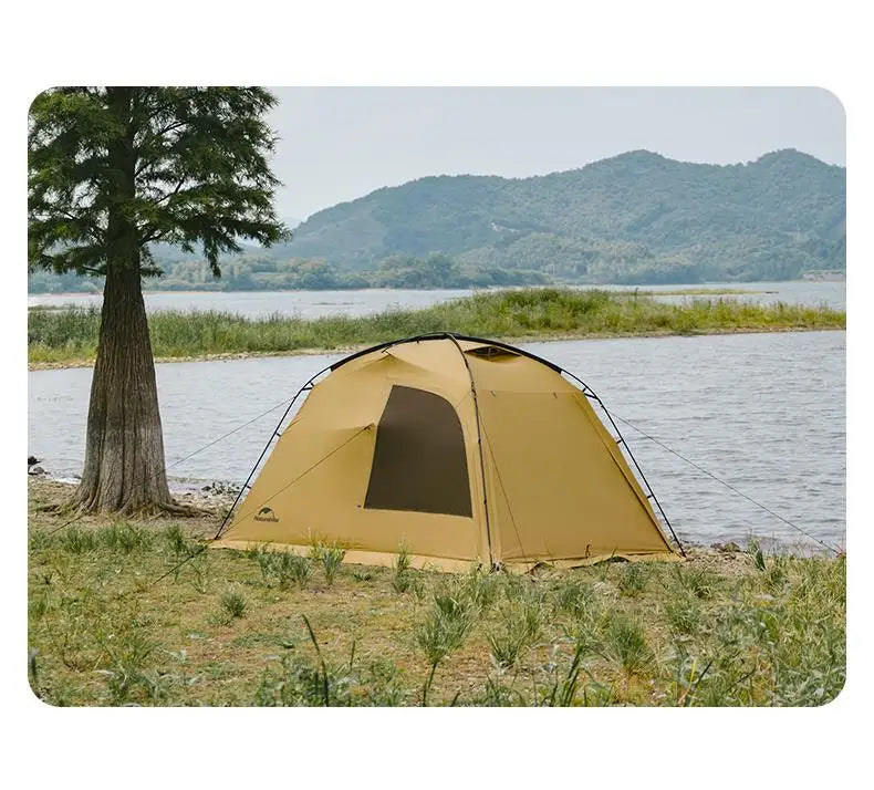 Dune 7.6 Camping Tent 2 People 4 Season Tent Ultralight PU2000mm Outdoor Travel iking Tent With Chimney Screen Window