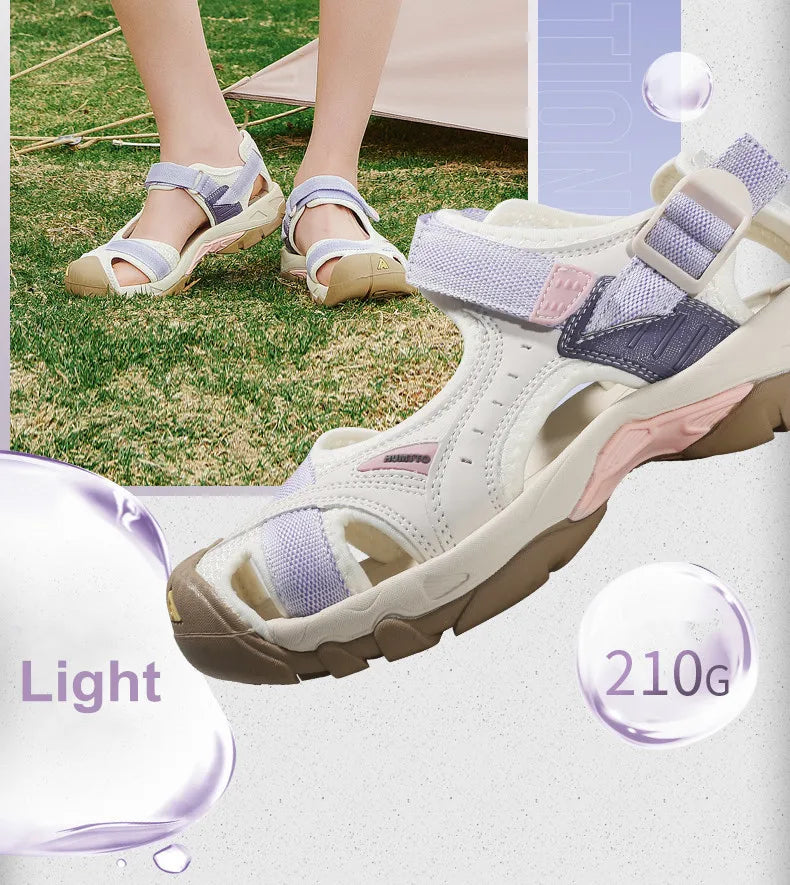 Summer Hiking Shoes Outdoor Sandals for Women Breathable Water Beach Womens Sandals Camping Climbing Aqua Sneaker HT-9602