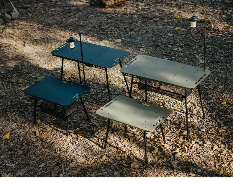 H02 IGT Table Camping Multifunctional Tactical Table Height Adjustable Desk Kitchen Folding Table BBQ Picnic