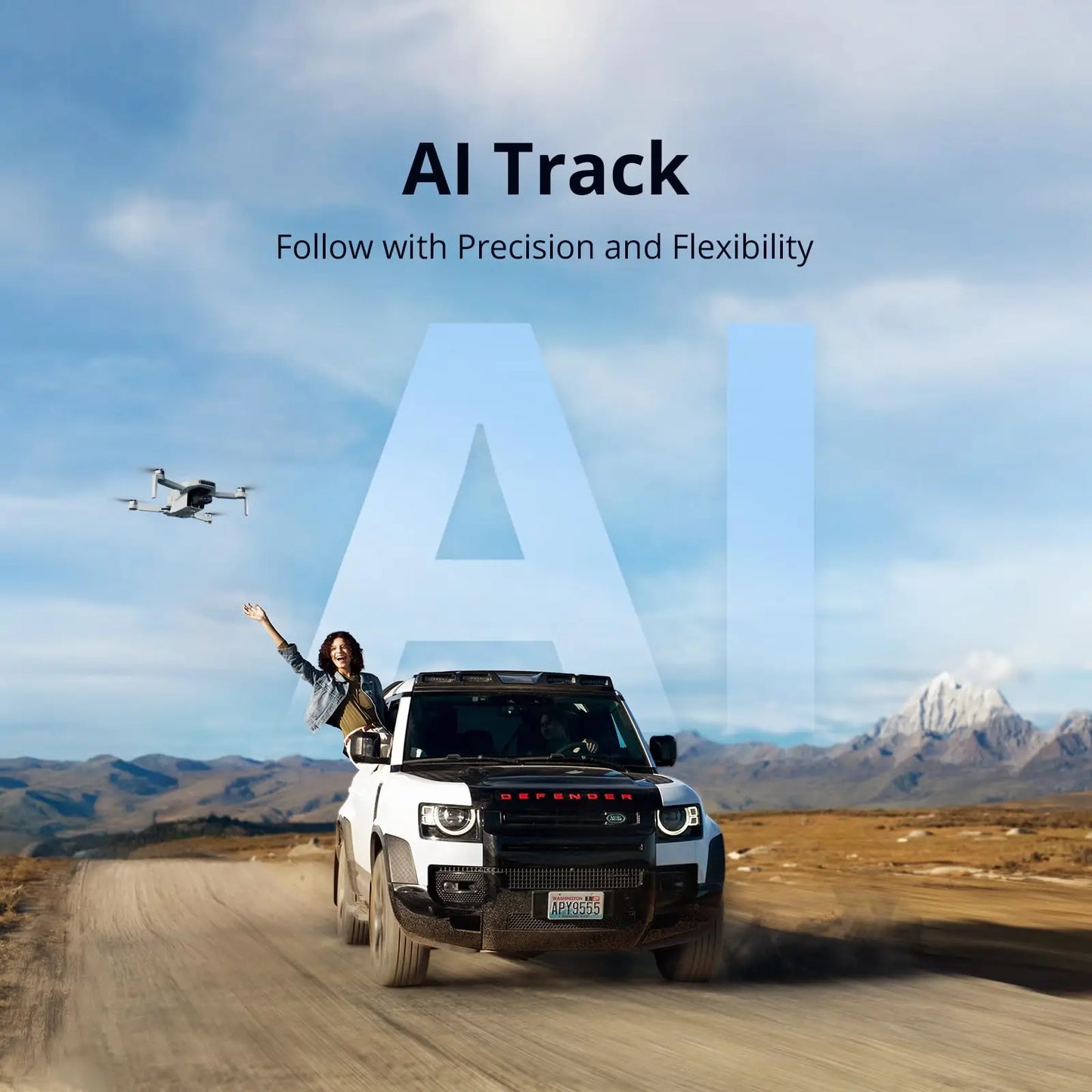 ATOM 2 Drone with PTD 1 Remote Control for Adults 4K Video, 8K Photo, 10KM, Vertical Shooting, AI Night Track