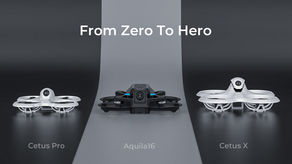 Aquila16 FPV Kit Brushless Racing Drone Professional Quadcopter Indoor Outdoor Camera Drone